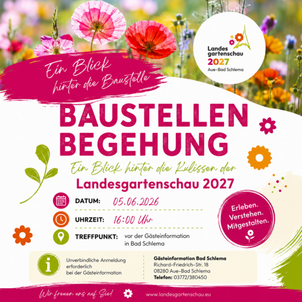 Baustellenbegehung Landesgartenschau 2027 erleben